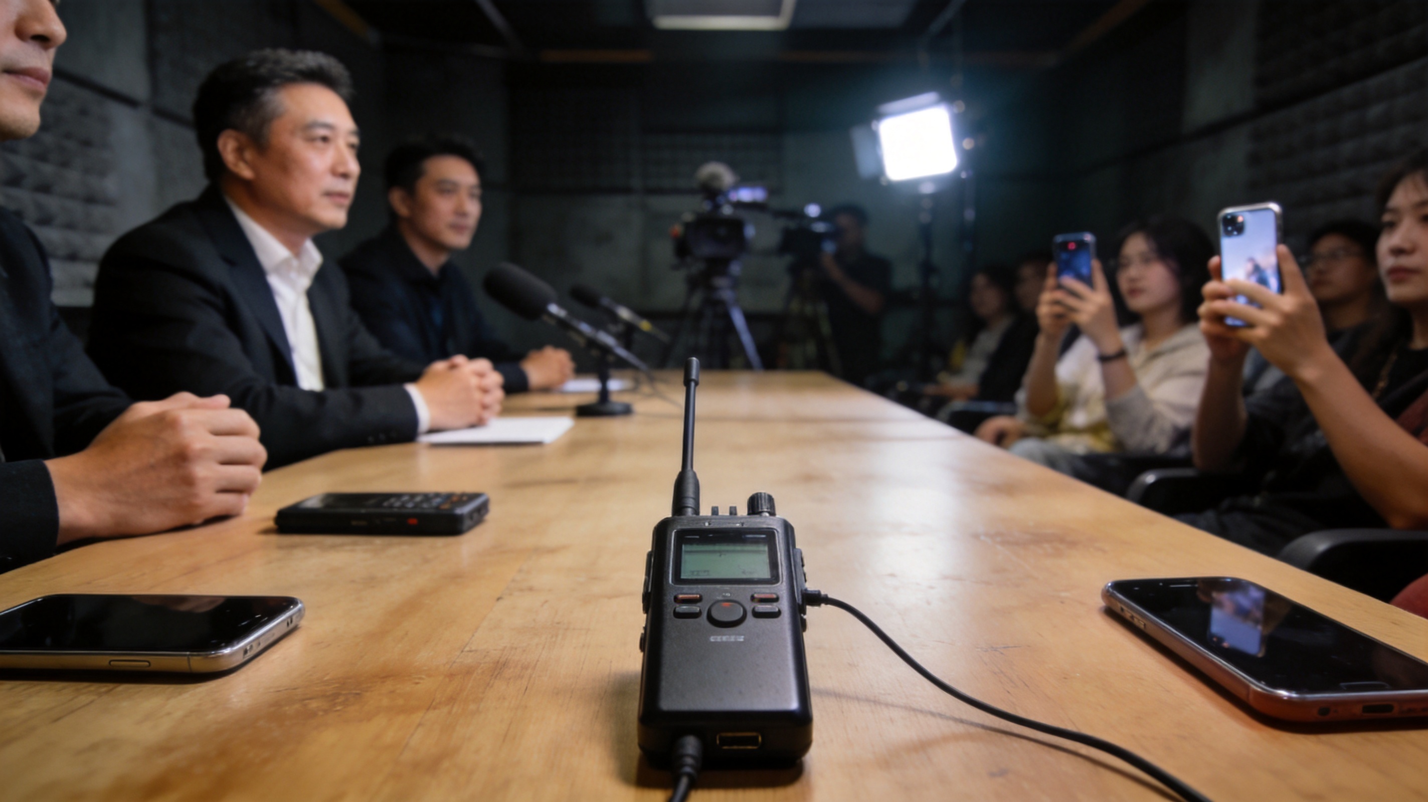经纪公司高层密室谈话录音